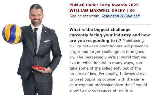 Max Daley Recognized as a 2025 40 Under Forty Honoree teaser
